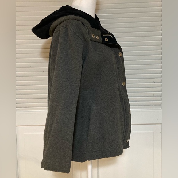 GUC  Lauren Ralph Lauren Gray & Black Lightweight Jacket Size XL - Picture 3 of 9